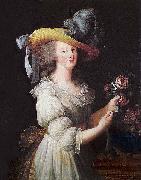 Elisabeth Louise Viegg-Le Brun Portrait of Marie Antoinette, Spain oil painting artist